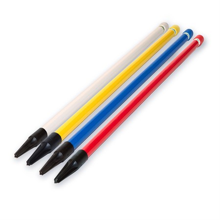 Plastic-coated steel marker